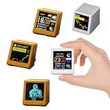 Zyntrazy Bitcoin Stock Ticker, Digital Clock with Weather, Temperature, and Humidity Display. A Creative Gift for Husband, Boyfriend, or Women