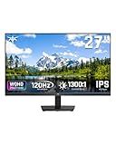 KTC 27 Inch Computer Monitor - QHD (2560 x 1440) Display, Up to 120Hz Monitor, IPS Panel, 123% sRGB, HDMI 2.0 x 2 & DP 1.4 x1, Adaptive Sync, Eye-Friendly Screen PC Monitors for Work Gaming, H27D9