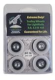 Light Rail Extreme Duty Trolley Wheel Set Robotic Grow Light Mover Genuine Solidly Made in The USA