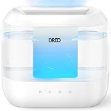 Dreo Humidifiers for Bedroom, 4L Top Fill for Large Room, 36H Runtime, 28 dB Quiet Supersized Cool Mist Air Humidifier for Baby Nursery, Plants, Indoor, Night Light, Easy to Clean & Fill