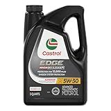 Castrol EDGE High Mileage 5W-30 Advanced Full Synthetic Motor Oil, 5 Quarts