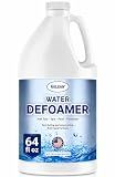Hot Tub Defoamer - Pool, Fountain, Spa Anti Foam Defoamer -1/2 Gallon (64 oz.)- Eco Friendly & Safe Water Anti Foam - Quickly Removes & Prevents Foam - Silicone Emulsion HotTub Chemicals Made in USA,