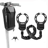 Scooter Lock,Electric Scooter Locks Anti Theft,Electric Scooter Lock with Silicone Scratch Protection,Including One Portable 3L Storage Bag