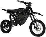 WindoneRide RM7 Electric Dirt Bike for Adults & Teens, 2200W Peak Ebike, 48V 22.5Ah, 37 MPH, 45 Miles, 14"/12" Tire Off-Road Electric Motorcycle, Dual Hydraulic Brakes, Fit Age 13+,Obsidian Black