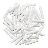 100 Pcs Universal Silicone Dishwasher Rack Tine Prong Repair End Tip Caps, Dishwasher Rack Tine Repair Kit, Round End Caps, Shelf Organizer Tip Cap Wire Thread Protector Cover, Anti Slip,1 inch, White