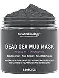 New York Biology Dead Sea Mud Mask for Face and Body | with Lavender | Spa Quality Pore Refiner for Oily Skin | Natural Skincare for Women & Men | Tighten Skin for A Healthier Complexion | 8.8 oz