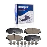 Detroit Axle - Rear Brake Pads for 2022-2023 Toyota Tundra Lexus LX600