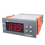 Inkbird All-Purpose Digital Temperature Controller Fahrenheit &Centigrade Thermostat w Sensor 2 Relays (ITC-1000)