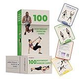 100+ Bodyweight Exercise Flashcards for Home Workout – PhysioSpace’s All in One Exercise Cards & Game Deck for Every Fitness Level with Video Tutorials (No Equipment Needed)