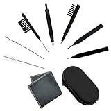 8 Pieces Hearing aid Amplifier Cleaning Tools, Earbuds/Headphones Cleaner Brush Kits with case