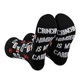 PXTIDY 1 Pairs Accountants Socks CPA Graduation Gift Auditor Gift Accounting Major Gifts CRUNCHING NUMBERS IS MY CARDIO Socks (Cotton, MY CARDIO sock)