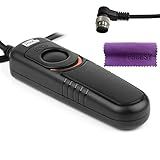 Pixel Remote Commander Shutter Release Cable DC0 Compatible with Nikon Z8 Z9 D3 D4 D5 D6 D800 D850 D810 D700 D500 D300 D200 F6 F100 F5 F90X F90 N90s D1X D2H D3X Compatible with Nikon MC-30A