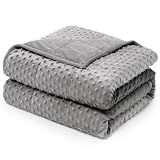 Wemore Weighted Blanket for Adults 15 lbs Queen Size 60"x80" Grey