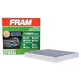 FRAM Fresh Breeze Cabin Air Filter Replacement for Car Passenger Compartment w/ Arm and Hammer Baking Soda, Easy Install, CF10134 for Honda Vehicles, white