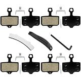 4 Pairs Bike Brake Pads, MTB Bike Disc Brake Pads, with Installation Tools