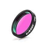 SVBONY Telescope Filter, 1.25" UHC Filter Improve Contrast for Telescope | Optical Glass Lens, Aluminum Frame, Astrophotography Filter, Light Pollution Filter Nebula Filters, Telescope Accessories
