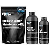 Primal Health Weekly Cold Plunge Water Treatment (30-Day Supply) – Water Conditioner and Tub Cleanser - Keeps Water Fresh & Clear for Ice Bath – Chemical-Free Treatment