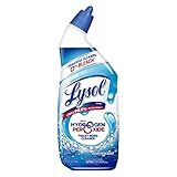 Lysol Toilet Bowl Cleaner Gel, for Cleaning and Disinfecting, Bleach Free, Ocean Fresh Scent, 24oz