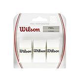 WILSON Perforated Pro Tennis Racquets Over Grip, White