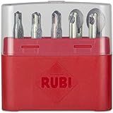 Rubi Tools 5 pcs Wheel Kit TS-MAX,TR-Magnet,Speed-Magnet Tile Cutter (1/4 inch 6mm,5/16 inch 8mm,13/32 inch 10mm,3/4 inch 18mm,7/8 inch 22mm),01969
