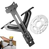 DNP618 Edge Guide for Fixed Base Compact Router, Compatible With DeWalt Porter-CabLe 450 & 451, DCW600B 20V Max XR Cordless, DWP611 Compact Router, with DNP613 Router Sub Base