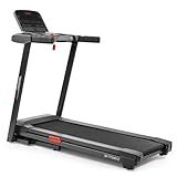 Sunny Health & Fitness Active 400 Smart Auto Incline Treadmill – Foldable Running Machine w/Bluetooth, Wi-Fi, 15-Level Incline, Shock Absorption & SunnyFit Fitness App - SF-T724012