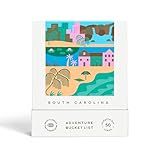 Reach International Outfitters South Carolina Adventure Bucket List - 50 Scratch-Off Cards for Outdoor Activities, Tourist Attractions, and Road Trips Guide for Exploring South Carolina