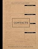 Business Contacts Organizer Log Book: Keep All Details in One Place. Ideal for Professionals, Event Planners, and Company Owners