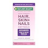 Nature's Bounty Advanced Hair, Skin & Nails, 150 Rapid Release Softgels