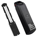 Bydrena 48V 10Ah E-Bike Battery with 30A BMS & 1500+ Cycles with 5-Pin 250W-1000W Motors Safety Lock, USB Port & LED Indicator Compatible for Electric Motorcycles, Tricycles, Mountain Bikes