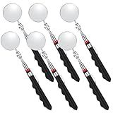 GGSTDDUP 6 Pcs Telescoping Inspection Mirror,Retractable 30 Inch Mechanical Mirror Tool,Under Vehicle Inspection Mirror,Car Visual Reflector,Retractable Under Vehicle Detection Mirror Repair Tool