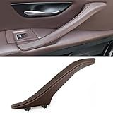 CHUANGHUI Car Door Handle for BMW 5 Series F10 F11 2011-2016 Left Side Interior Door Handles Replace Cover Assembly 520i 528i 530i 535d 535i 550i (Mocha Brown, Left Door Handle)