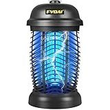 FVOAI Bug Zapper Outdoor, Mosquito Zapper, Fly Zapper, Fly Traps, Mosquito Trap for Outdoor, 3 Prong Plug, ABS Plastic Outer