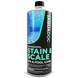 AquaDoc Spa Stain and Scale Control for Hot Tubs - 32oz - Hot Tub Descaler That Helps Prevent & Remove Metal Stains and Scale - Made in USA