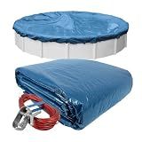 Robelle 24 ft Heavy Duty Super Winter Pool Cover for Above Ground Pools