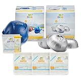 FROG @Ease Floating System for Hot Tubs - Quick & Easy Self-Regulating Hot Tub Sanitizer - Hot Tub Maintenance System with Sanitizing Minerals & SmartChlor Technology - 4 Month Bundle+