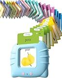 Bilingual Spanish and English Talking Flash Cards for 1-3, Airbition Pocket Speech Therapy Tools with 512 Words, Montessori Language Learning and Autism Aids, Children's Sensory Learning Kits