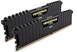 Corsair CMK8GX4M2A2400C16 Vengeance LPX 8GB (2x4GB) DDR4 DRAM 2400MHz (PC4 19200) C16 Memory Kit - Black