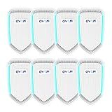 8Pack Air Ionizer for Home Negative Ion Air Purifier Plug In, Mini Filterless Air Freshener Quiet Air Cleaner Portable Air Purifiers Odors Smoke for Home Office, Bedroom, Bathroom