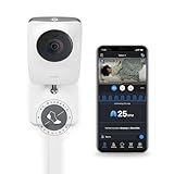 Miku Pro Smart Baby Monitor with Camera, Track Live Breathing with No Wearable, Real-Time Alerts, Sleep Analytics, 1080p Wi-Fi Video, Night Vision, and 2-Way Audio, Wall Mount Included
