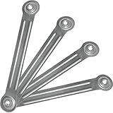 Project Patio Glider Bearing Arm Bracket Replacement Rocker Hardware Parts - 9 Inch Length - 7-1/2 Inch Between Mounting Holes - 4 Pack