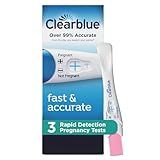 Clearblue Rapid Detection Pregnancy Test, Home Pregnancy Kit, 3 Count