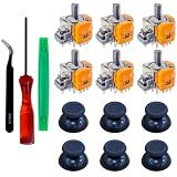 SOSS GAMING® Hall Effect Joysticks UPGRADE Kit for Playstation 5 Dualsense Controllers - Fixes Stick Drift, Broken, and Loose Joysticks (6 Pack) - Soldering Required