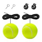 BWBWND 2 PCS Garage Parking Aid Ball, Retracting Tennis Ball Garage Stopping Guide System with Rope, Ball-Shaped Car Stop Indicator Parking Sensor Assistant Kit for Most Vehicles