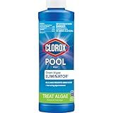 Clorox® Pool&Spa™ Swimming Pool Algaecide, Prevents and Treats Pool Algae, Non-Foaming, 1 Quart (Pack of 1)