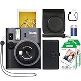 Fujifilm Instax Mini 41 Instant Film Camera Black + 20 Instax Instant Film Prints Bundle