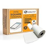 Vonlyst Receipt Paper Roll for Square Terminal Credit Card Machine (10 rolls)