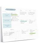 Lamare Weekly Planner Notepad – Premium Undated Weekly To Do List Notepad