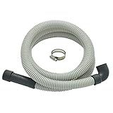 TT FLEX Dishwasher Drain Hose with ID 0.94 inch Elbow, 6 FT Flexible Dishwasher Discharge Hose with Clamps, Trim to Fit 5/8 Inch, 7/8 Inch, or 1 Inch OD Outlets