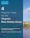 4 Practice Tests for the Virginia Real Estate Exam: 480 Practice Questions with Detailed Explanations
